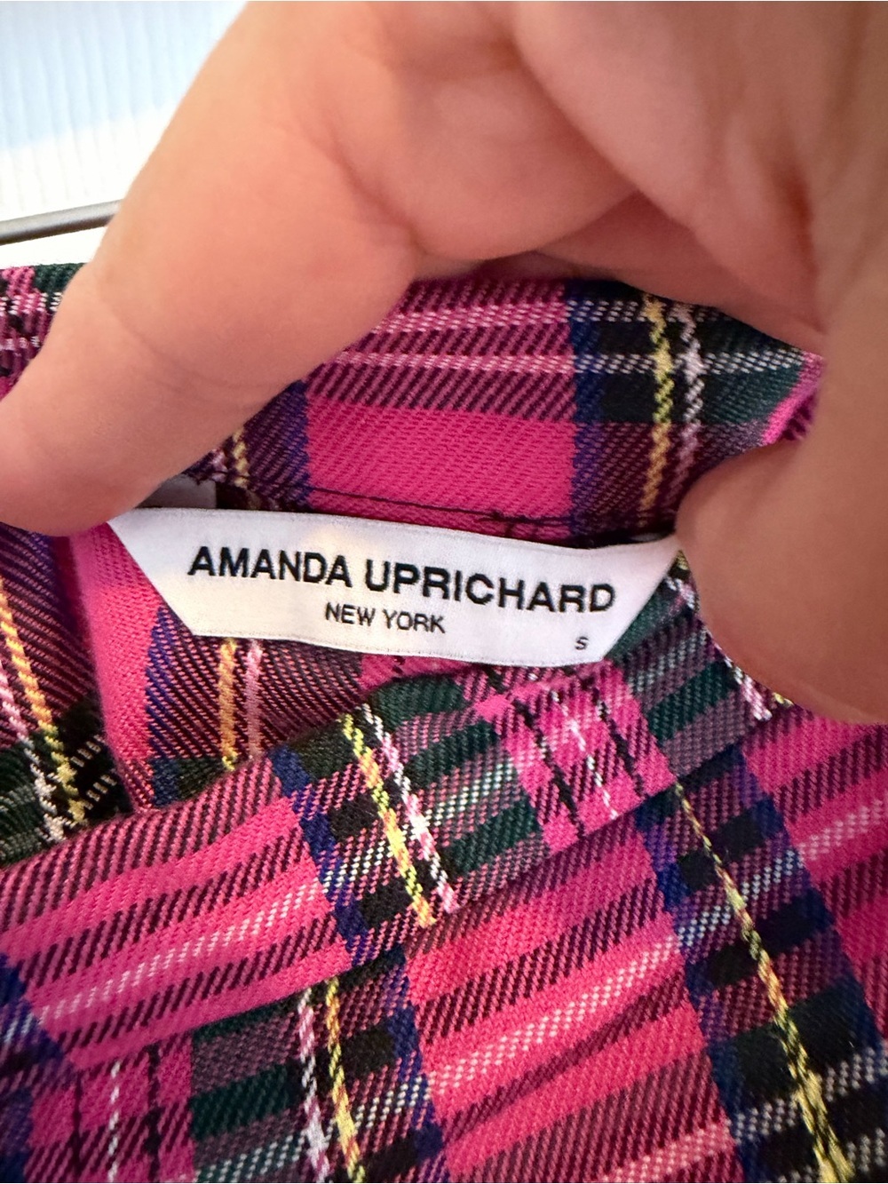 Amanda Uprichard Pink Plaid Dixon Skort - Picture 7 of 10
